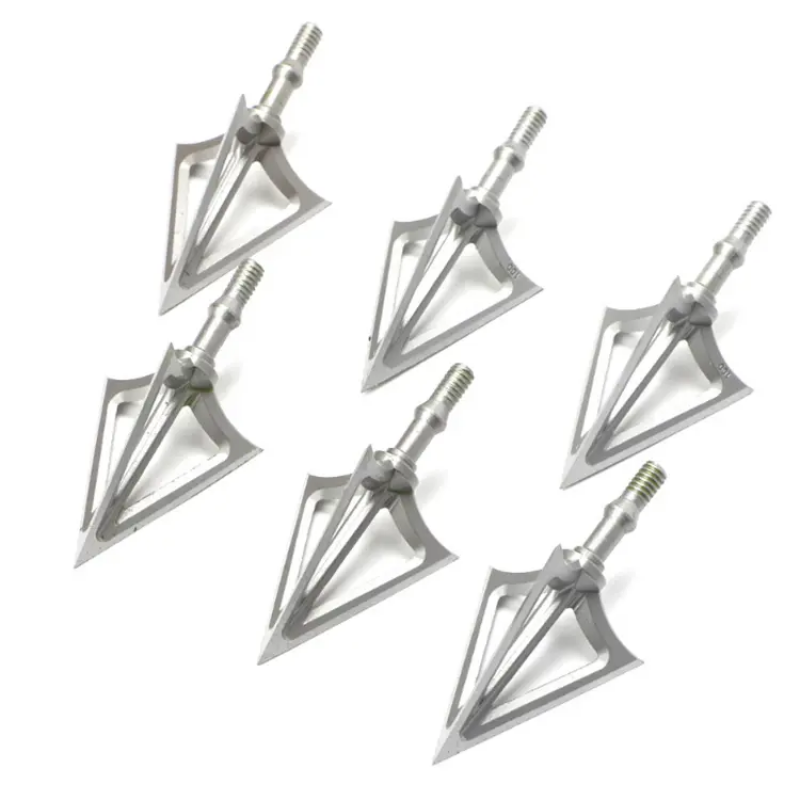 Hunting Archery Fixed Blade Arrow 100 Grain One-Piece Stainless Steel Broadheads