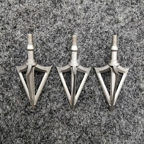 Hunting Archery Fixed Blade Arrow 100 Grain One-Piece Stainless Steel Broadheads