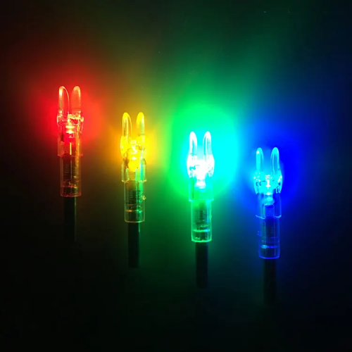 high quality 3pcs set 6.20mm Hunting Archery Arrow Automatically  LED  Lighted Nock