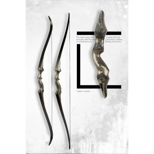 Outdoor shooting American hunting Lamination recurve bow