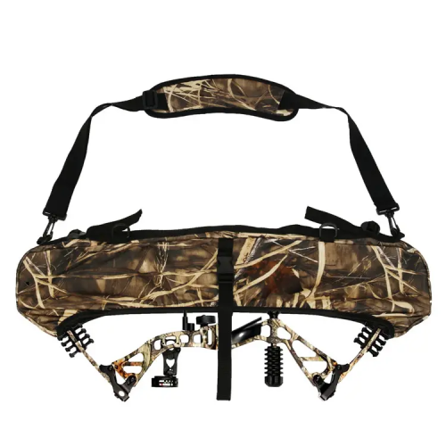 Neoprene Bow Sling Carrier Durable Camo Arrow Archery Bag With Adjustable Shoulder Strap