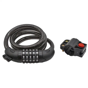  Anti-Theft Resettable 5 Digit Bike Bicycle Cycling  Combination Cable Lock 