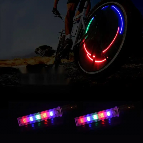 Bicycle 5LED Wheel Light Hot Wheels Valve Light Dead Flying Mountain Bike Valve Light Fitting