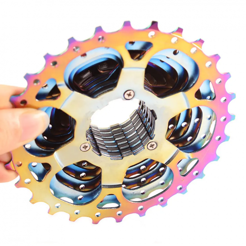 Multicolored ultralight 9-speed 11-28T road bike cassette fly wheel Bicycle Accessories