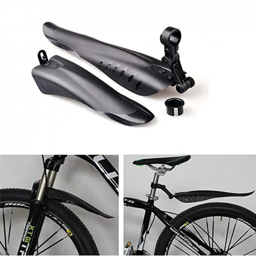 Mountain Bike Splash Guard Easy Installation Dovetail Black Plastic Bicycle Fender