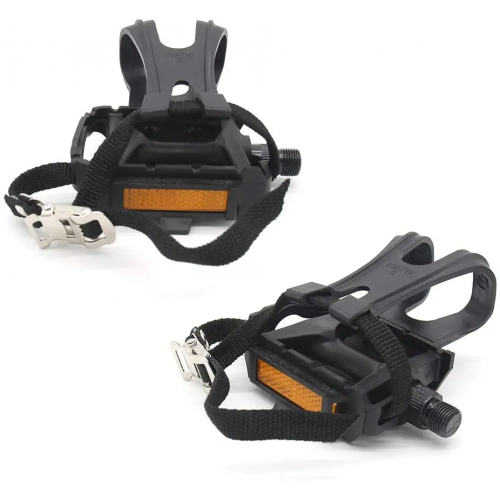 Bicycle Pedal Nylon Cycling Pedals Toe Clips Straps for Fixie Mountain Bikes Accessories 