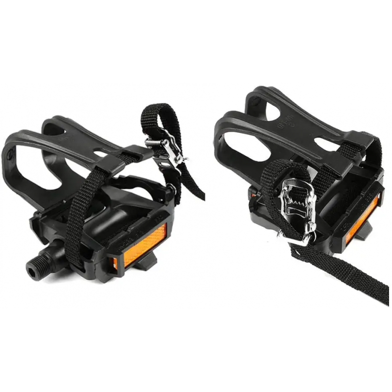 Bicycle Pedal Nylon Cycling Pedals Toe Clips Straps for Fixie Mountain Bikes Accessories  