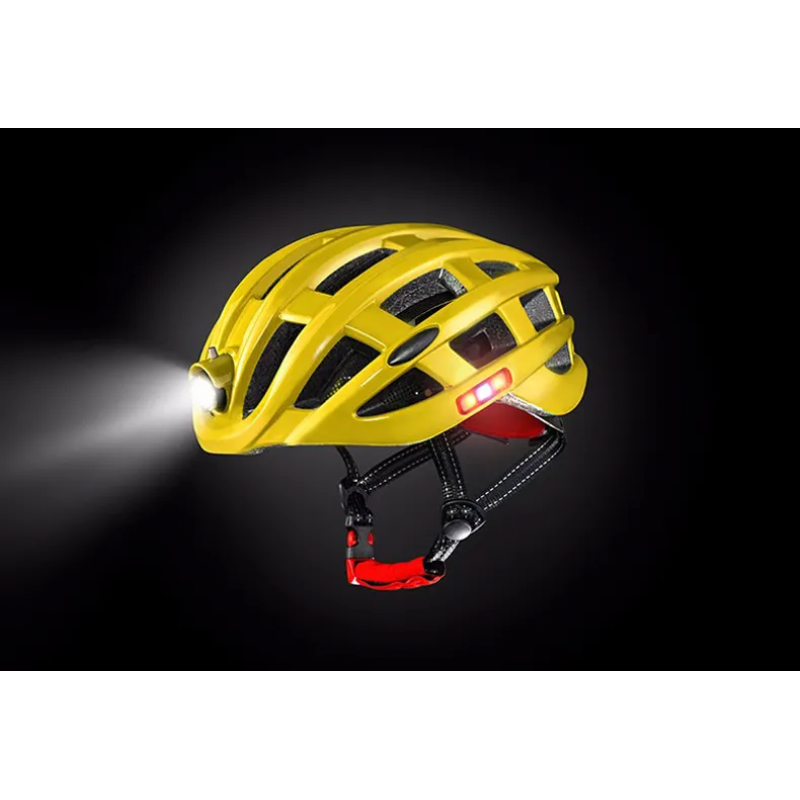 Riding helmet with warning lights glowing bicycle helmet scooter helmet skateboard helmet 