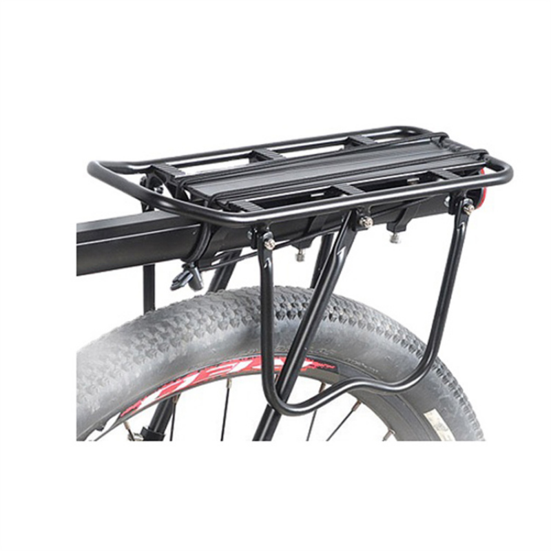 New wholesale Alloy Black Bicycle Luggage Rack Aluminium Quick Release Bike Rear Carrier  