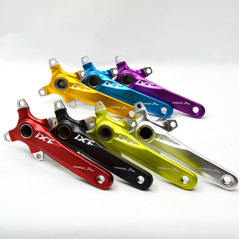 Crank Mountain Bike Aluminum Alloy Hollow Integral Single Speed Crank Arm Repair Accessory 