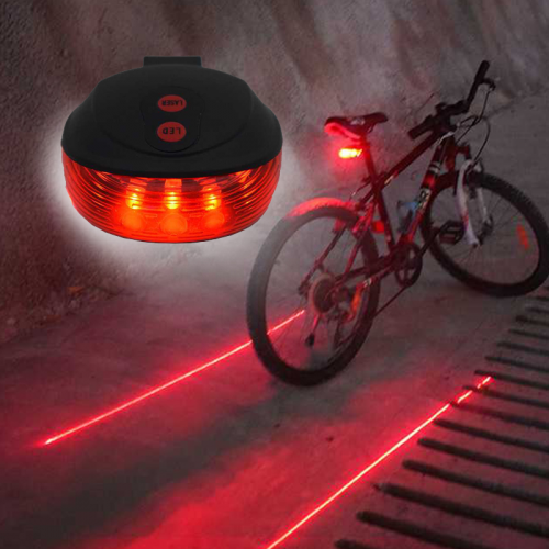 Bike Bicycle Night Cycling Laser Beam Rear Tail Warning Light Safety bike tail light