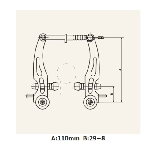 Mountain Bike V Brake Bicycle Parts Accessories aluminum bicycle V brake