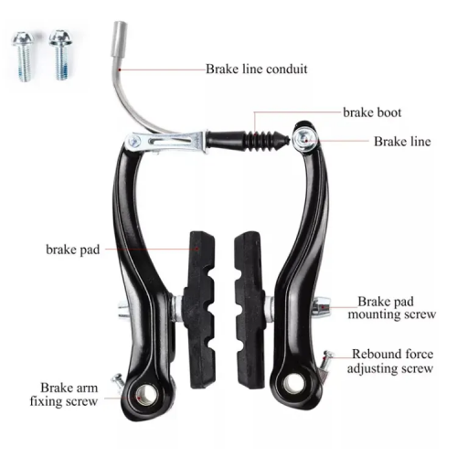 Mountain Bike V Brake Bicycle Parts Accessories aluminum bicycle V brake