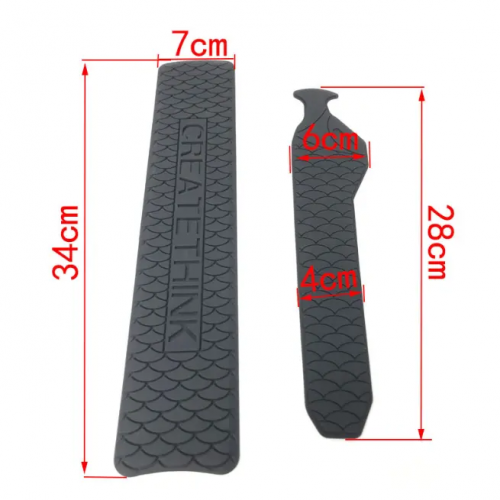 Spot supply bicycle chain guard stickers frame protection stickers silicone sheet mountain bike road bike anti-hanging protective film