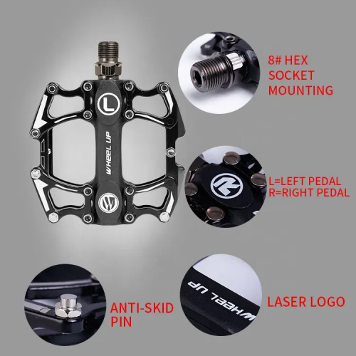 Aluminium alloy bicycle pedal bmx bicycle parts road bike and mountain bike pedals