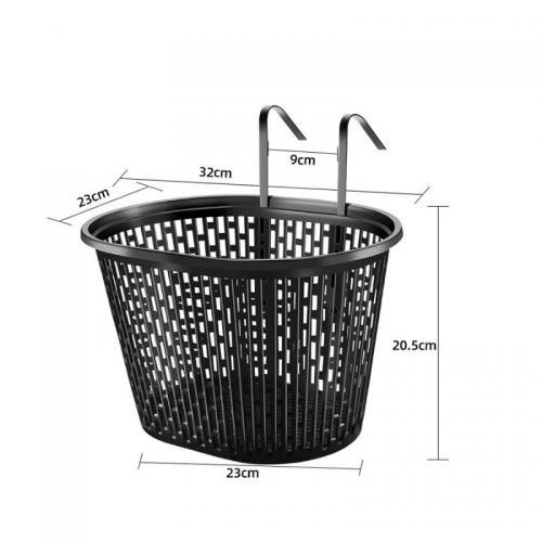 wholesale Bicycle Basket Bike Plastic Removable Storage Front Hanging Basket