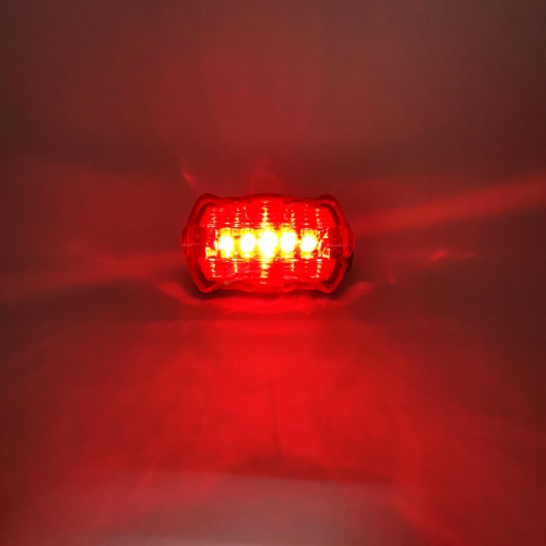 HOT SALE 5 LED Bicycle light AAA battery bike rear light outdoor warning light waterproof red grlow lamp 