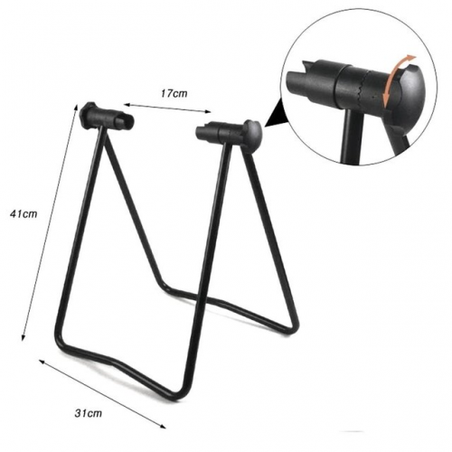 hot sell Black U-shaped quick release adjustable bicycle bike suspension repair rack