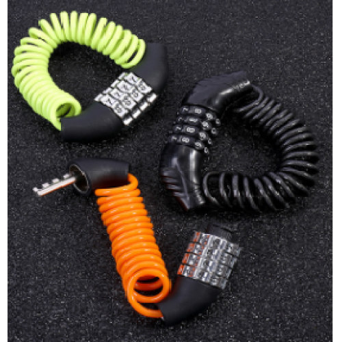 Mini Portable Anti-Theft Resettable 4 Digit Bike Bicycle Cycling Spring Combination Cable Lock