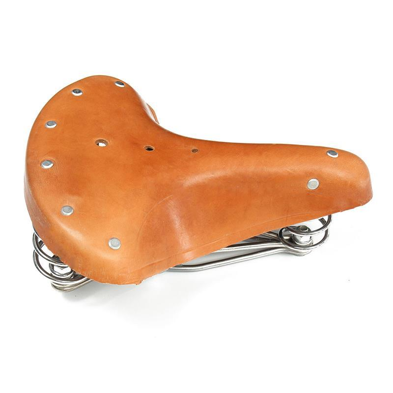 Retro Cowhide cushion saddle for bike road bicycle Bicycle Accessories 