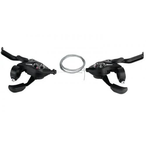 Mountain bike aluminum alloy conjoined finger dial EF51-7A transmission 21 speed control brake lever