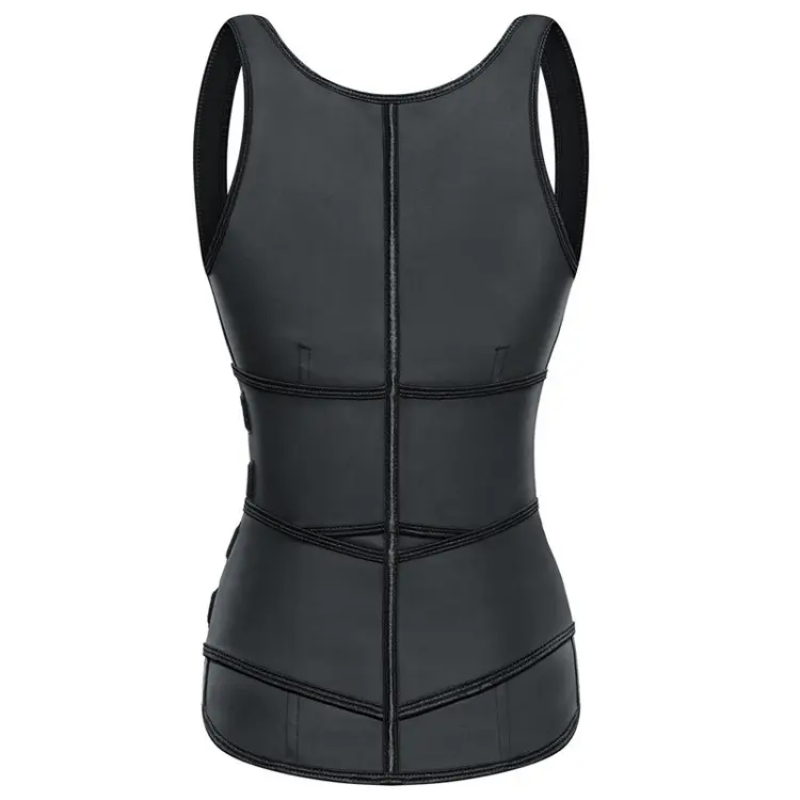 New Fashion 2 Belt Neoprene Waist Trainer with Velcro Sports vest Women zipper Waist Cincher Fat burning corset 