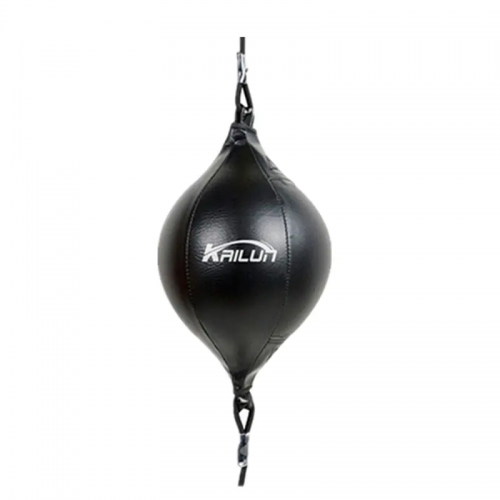 Double End Boxing Speed Ball PU Leather Hanging Inflatable Punching Bag Ball