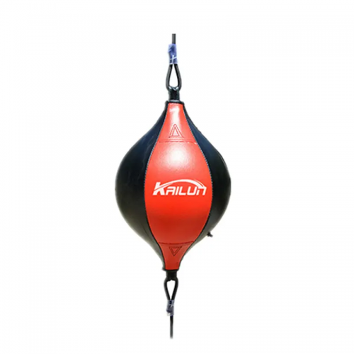 Double End Boxing Speed Ball PU Leather Hanging Inflatable Punching Bag Ball