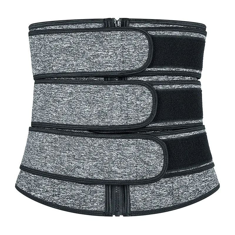 New Fashion 3 Belt Neoprene Waist Trainer with Velcro Corset Women Waist Cincher Fat burning corset