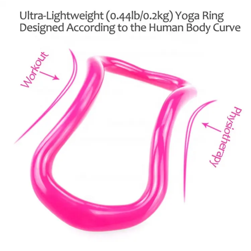 Adjustable PP Plastic Fitness Exercise Pilates Ring Yoga Circle Workout Ring