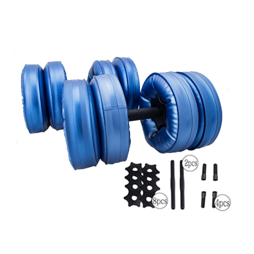 20KG portable fitness ajustable weight water filled dumbbell set