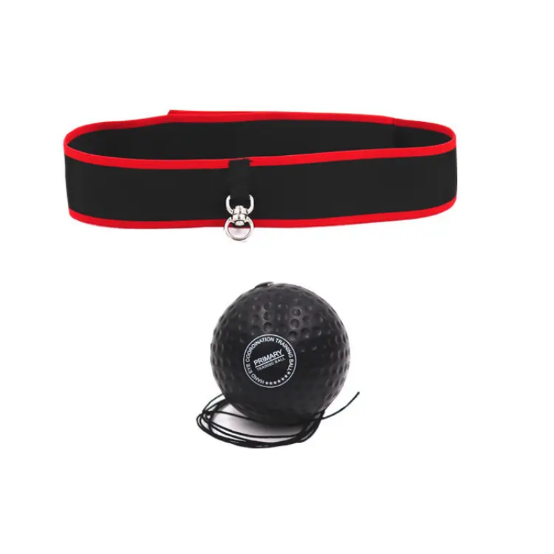 BOXING Reflex Ball - 4 React Reflex Ball Adjustable Headband Great for Reflex MMA and Krav Mega Training 