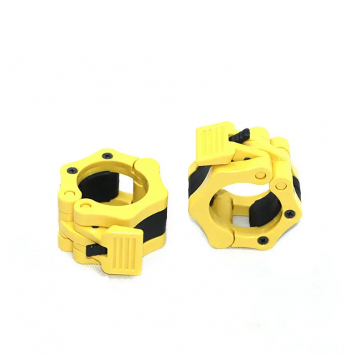 2 Inch Barbell Clamps - Pair of Locking 2'' Diameter Dumbbell Buckle Lock Clips  Clamp Barbell Collar