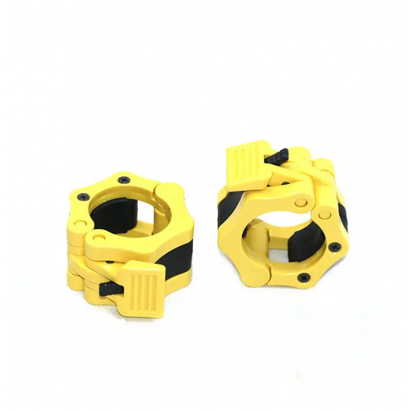 2 Inch Barbell Clamps - Pair of Locking 2'' Diameter Dumbbell Buckle Lock Clips  Clamp Barbell Collar 