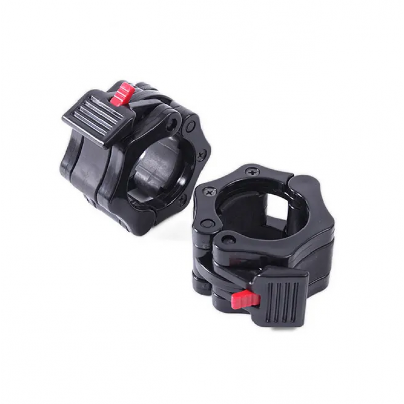 2 Inch Barbell Clamps - Pair of Locking 2'' Diameter Dumbbell Buckle Lock Clips  Clamp Barbell Collar 