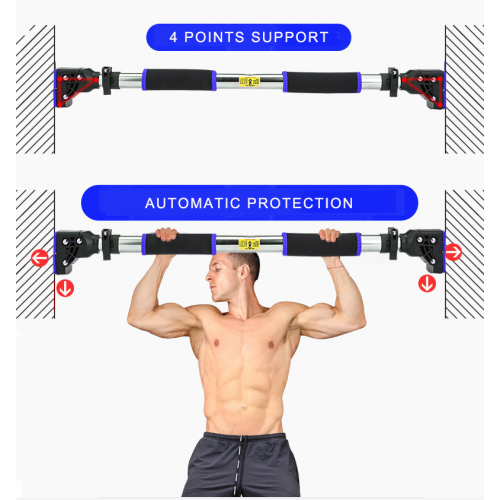 door horizontal bar   fitness equipment pull up auxiliary device  horizontal bar