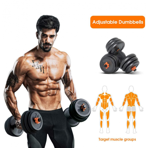 Intelligent Adjustable Weights Dumbbells 40kg Gym Training Bodybuilding Weight Set