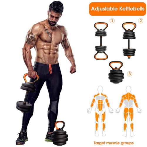 Intelligent Adjustable Weights Dumbbells 40kg Gym Training Bodybuilding Weight Set