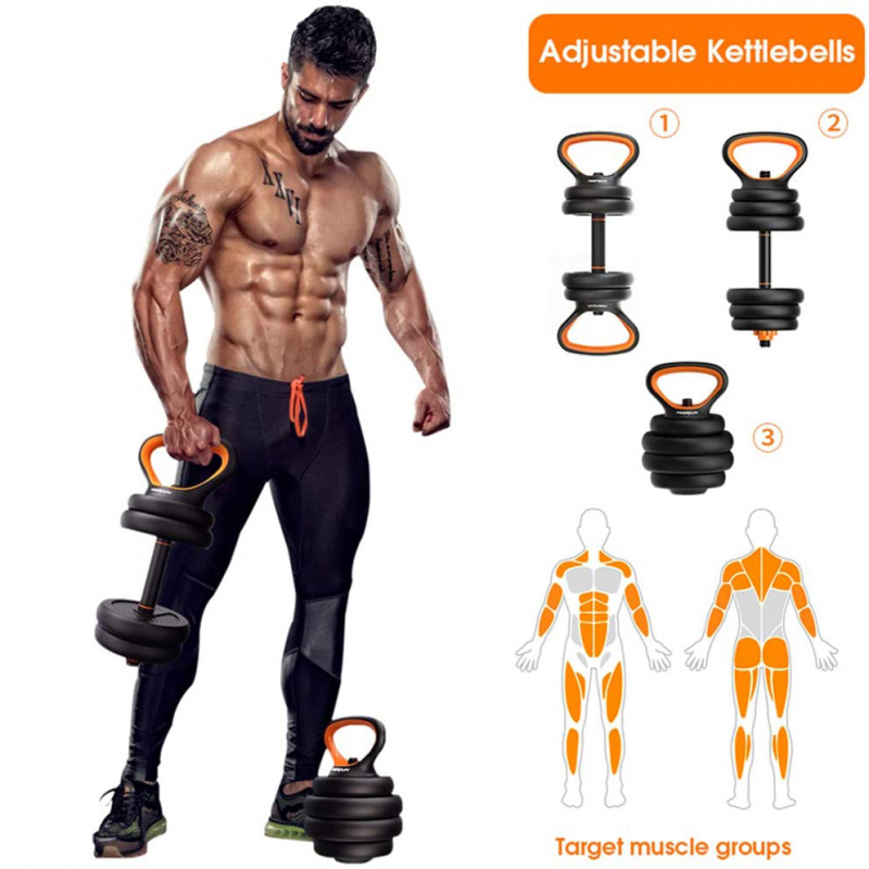 Intelligent Adjustable Weights Dumbbells 40kg Gym Training Bodybuilding Weight Set 