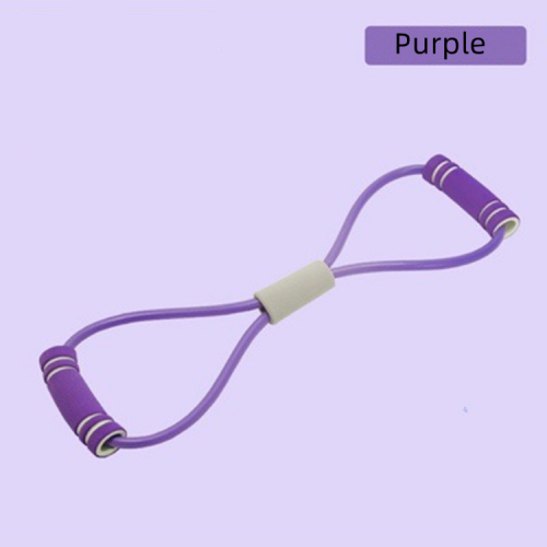 8 character tension rope chest expander to improve hunchback yoga elastic belt