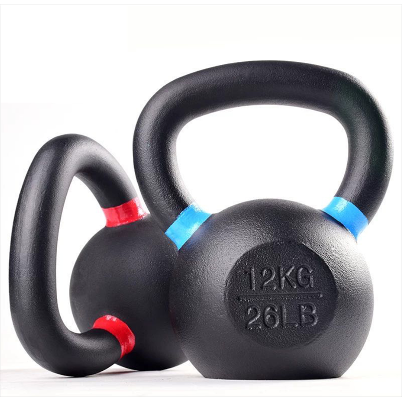 gym fitness equipment 4-32kg Cast iron Kettle bell 