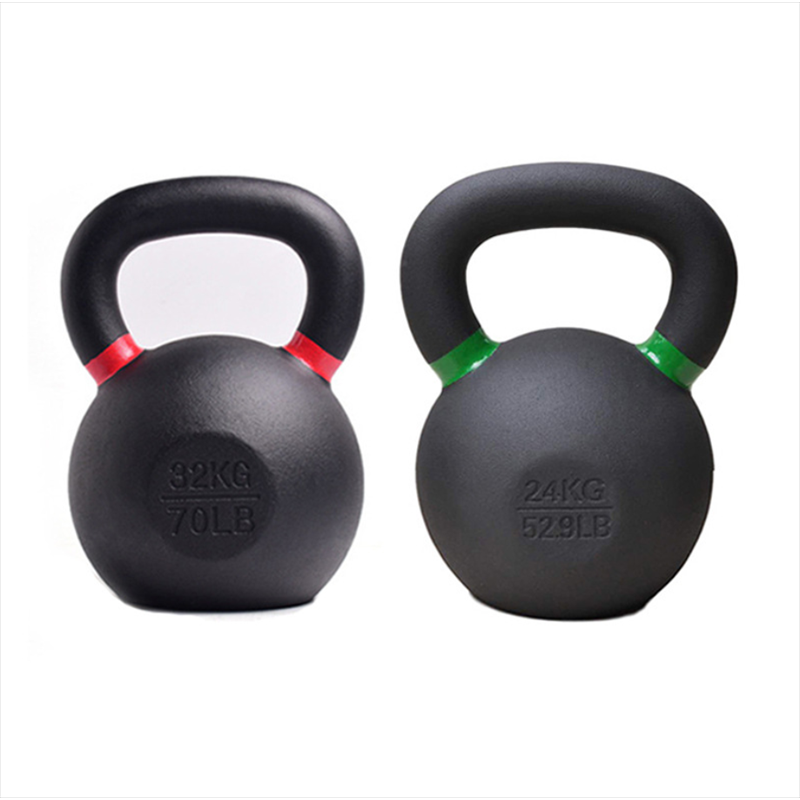 gym fitness equipment 4-32kg Cast iron Kettle bell 