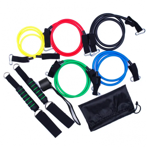 Workout Bands 11PCS Resistance tube Set for Resistance Strength Training Physical Therapy