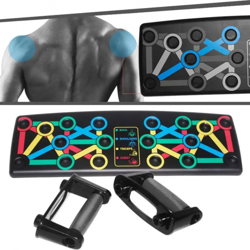 12-in-1 Home Gym Push Up Board Foldable Push-up Rack Muscle Exercise Body Building Pushup Stand