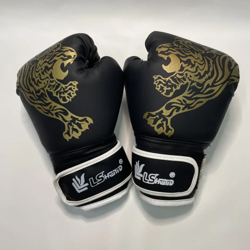 Flame tiger boxing boxing gloves Sanda taekwondo boxing training gloves adult PU sports