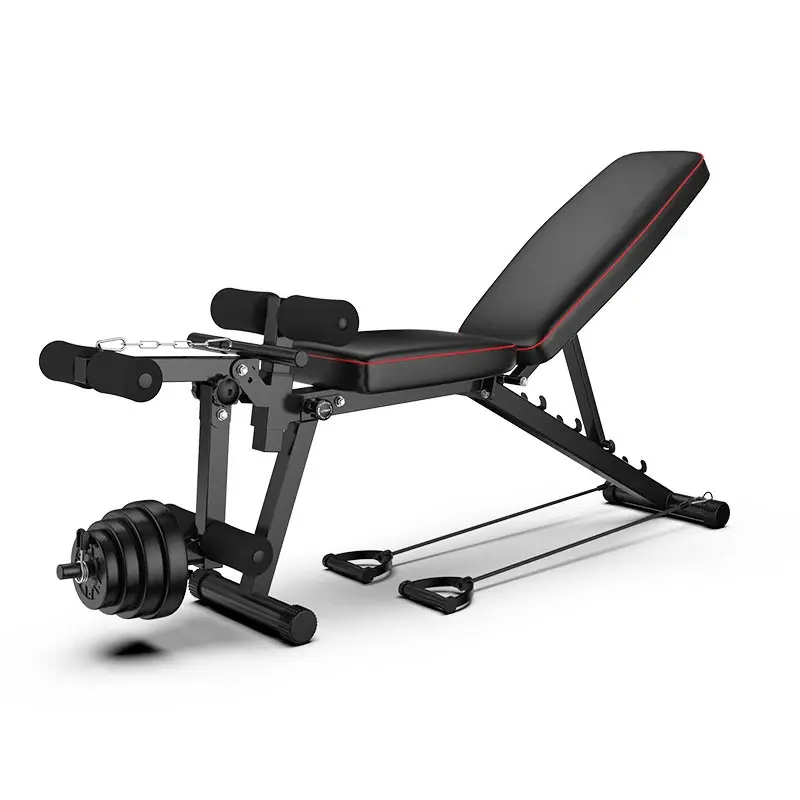 Dumbbell bench professional fitness chair multi-functional recumbent board household bench lift heavy equipment 