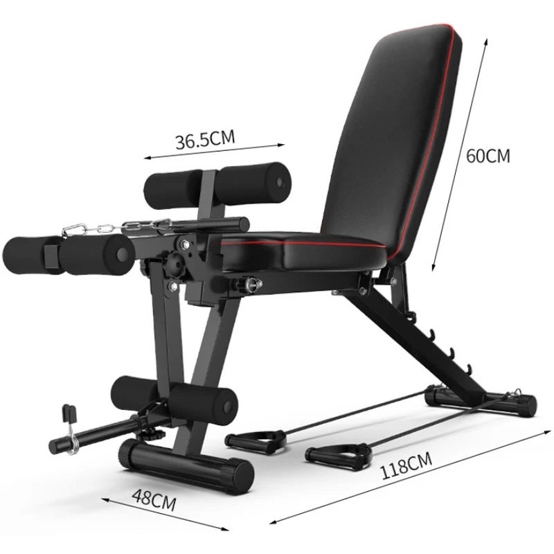 Dumbbell bench professional fitness chair multi-functional recumbent board household bench lift heavy equipment 