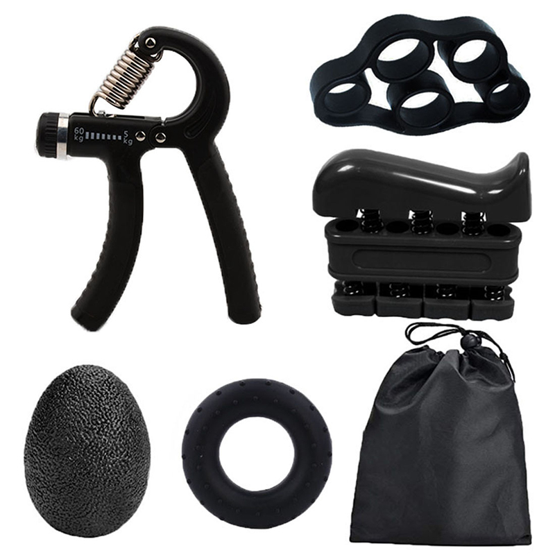 Grip five-piece suit R-type fitness finger adjustable 5-piece professional practice hand grip ball grip ring 