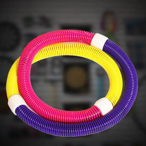 Multifunctional spring hula hoop thin waist plastic hula hoop adult fitness equipment children soft hula hoop