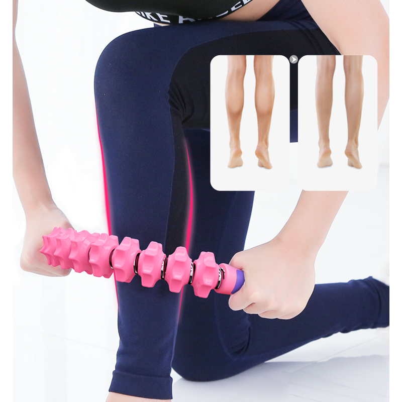 2020 HOT sale Yoga flexible Portable Fitness ABS handheld massage roller stick 